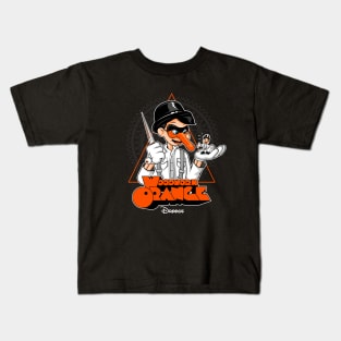 Woodwork Orange Kids T-Shirt